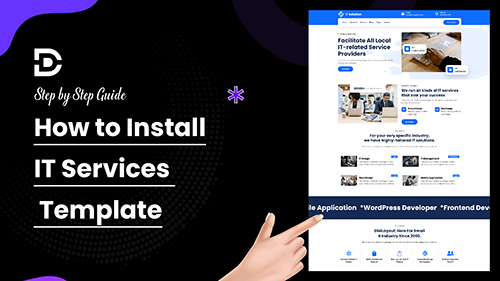 How to Install a IT Services Template on Your Divi Website - Divi Dream