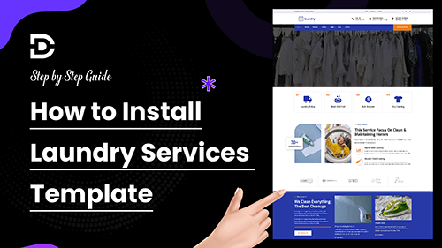 How to Install the Laundry Services Template-1