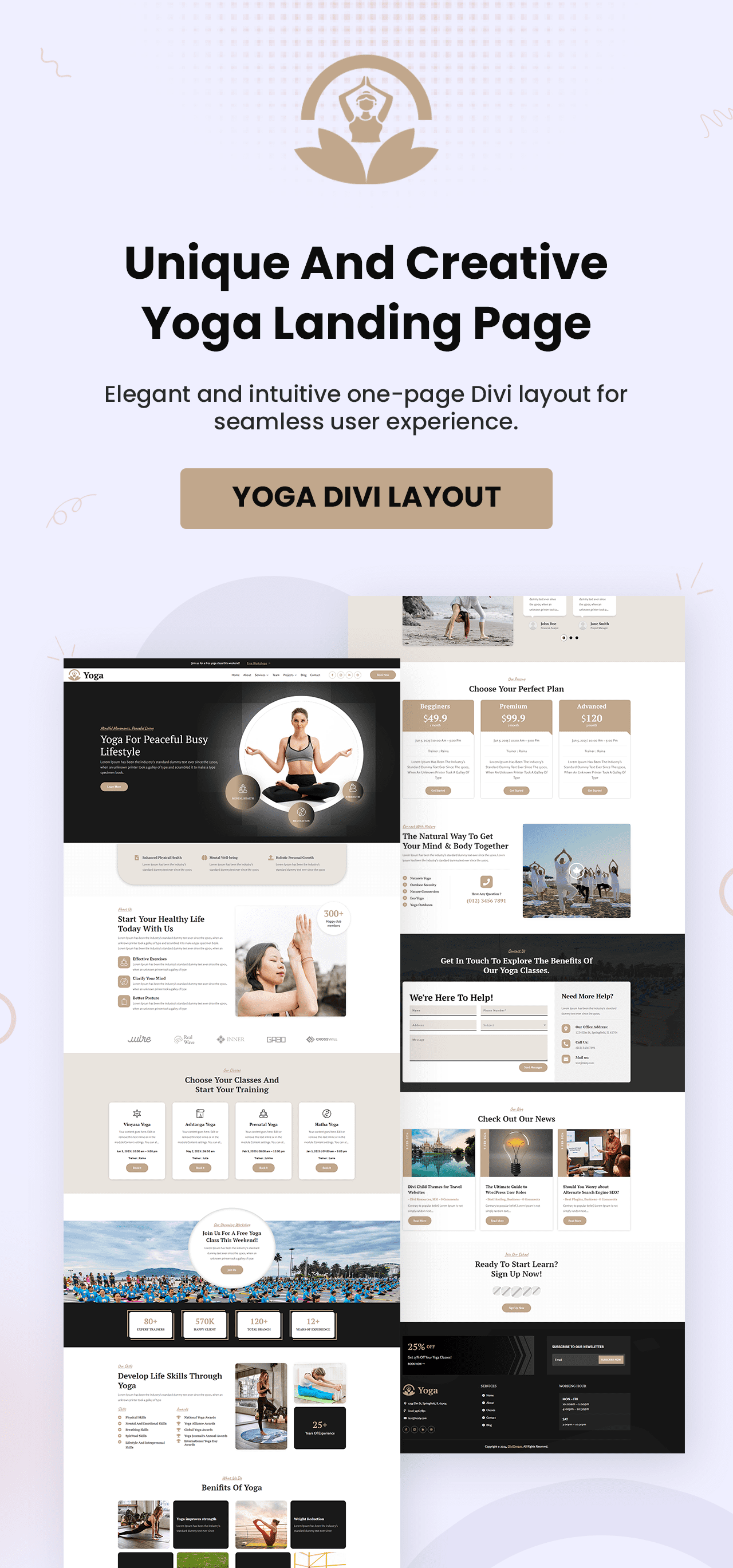 Yoga Divi Layout