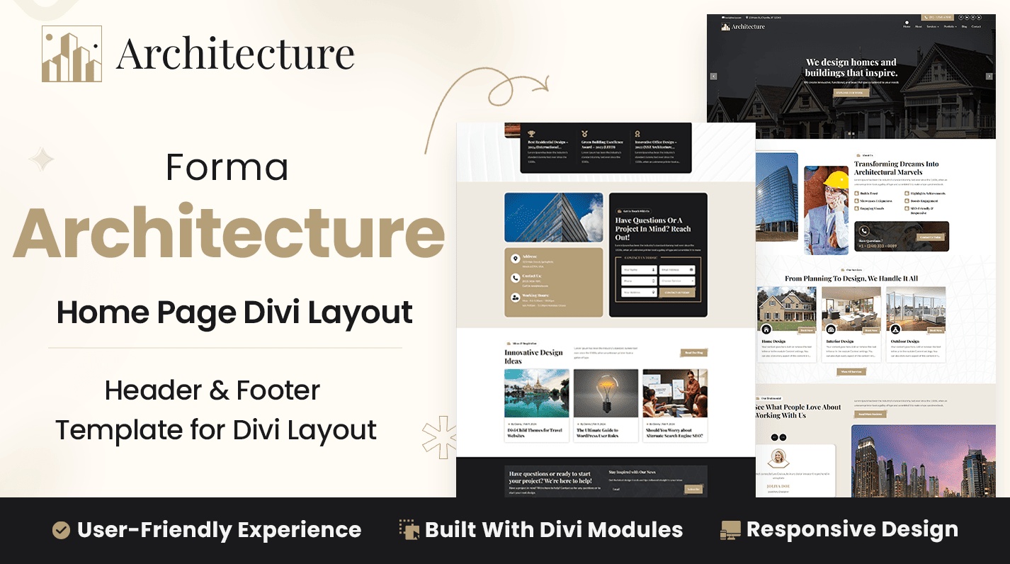 Architecture Divi Layout Featured Image