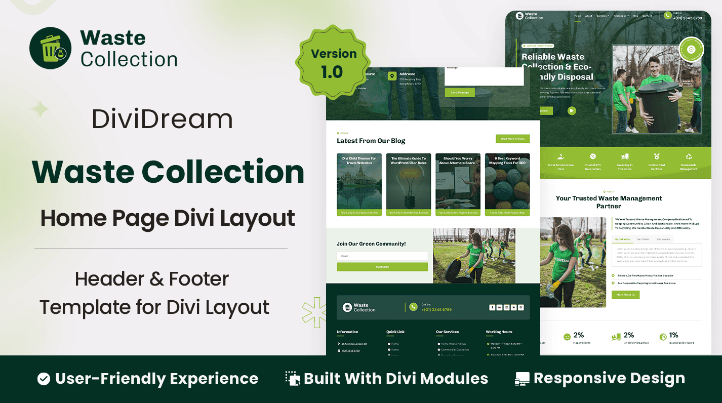 Waste Collection Divi Layout Featured Image-DiviDream