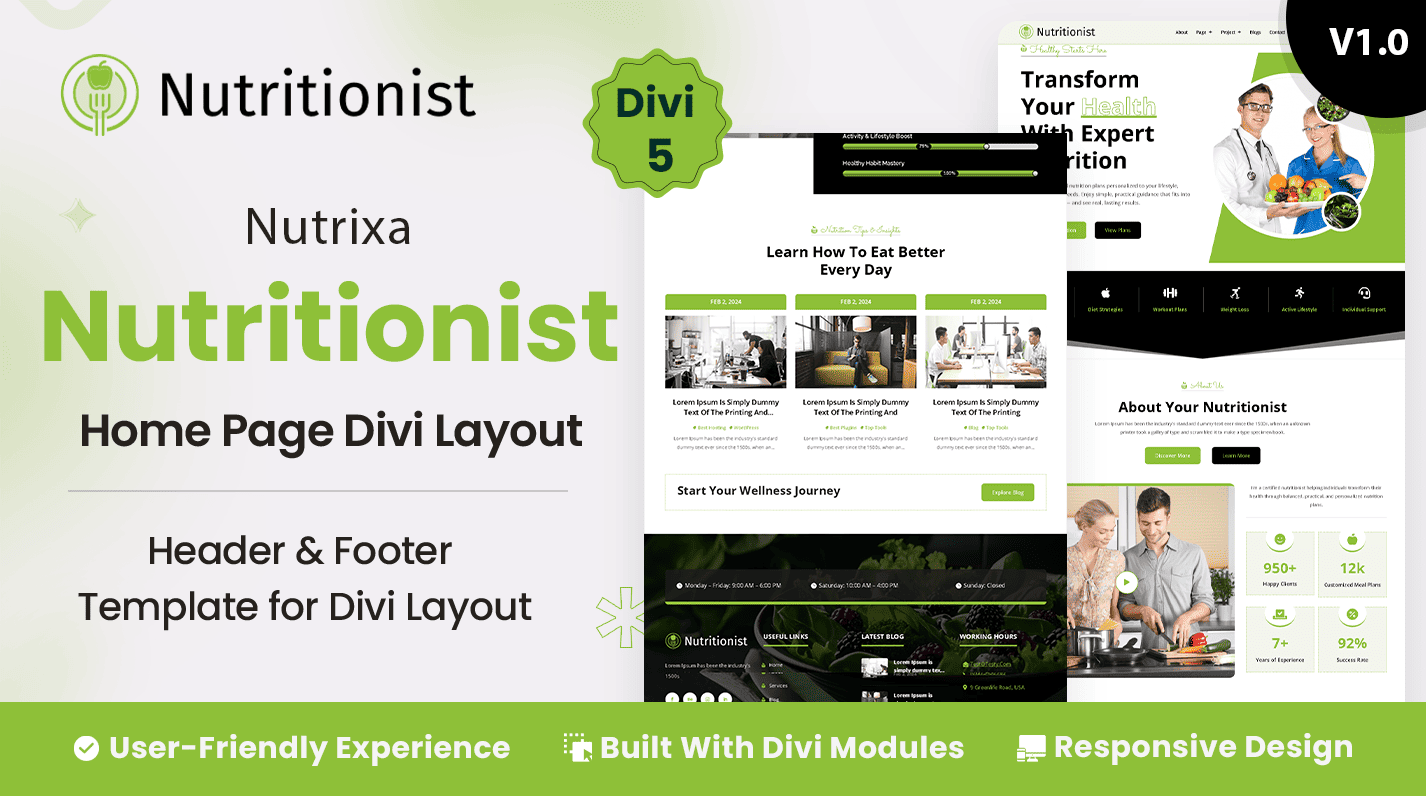 Nutritionist Divi Layout Featured Image-DiviDream